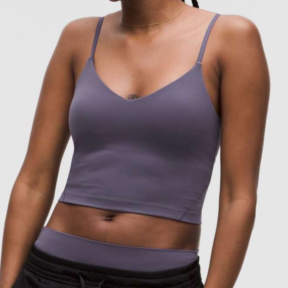 NWT Lululemon Align Cropped Cami Tank- Size 2 A/B Cup. Color- Nightfall